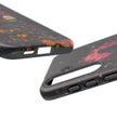 Gothic Black Crow Books and Skulls & Flowers - Tough Case for Samsung Galaxy S25 S24 S23 S22 S21 Ulta