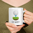 Golf Wanker Funny Gift Coffee Mug - Golf Gift - Funny Golf Gifts For Men - Golf Christmas Present