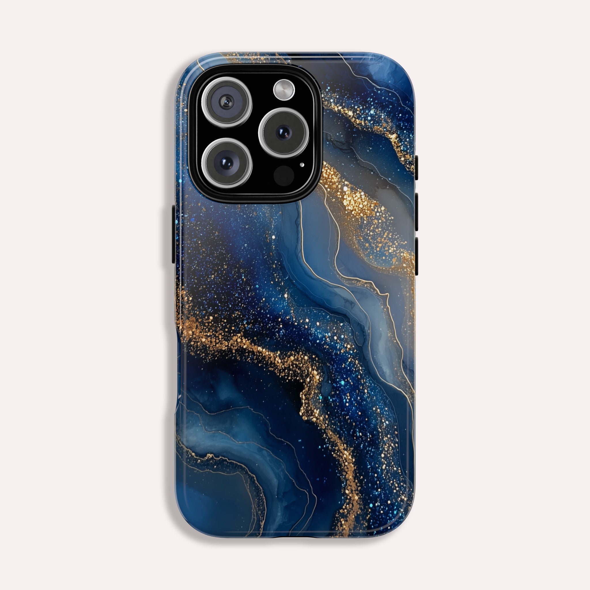 Phone Case Natural Marble Effect Tough Case for iPhone 16 15 14 13 12 11 10 9 8