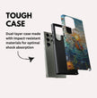 Sea Turtle Phone Case, Paper Quilling Design, Stained Glass Look - Tough Case for Samsung Galaxy S25 S24 S23 S22 S21 Ulta