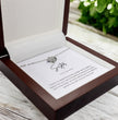 Gift For Sister - Beautiful Silver Necklace - Personalised Message Card