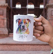Funny Staffordshire Terrier Coffee Gift Mug - Watercolour Mug