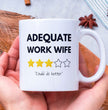 Work Wife Coffee Mug - Work Bestie Gift, Secret Santa Gift For Co-Worker